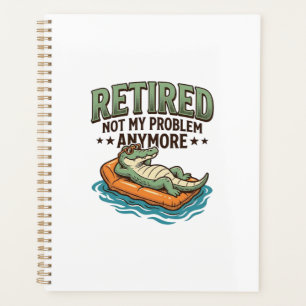 Agenda Camiseta de vacaciones de caimán no es mi problema