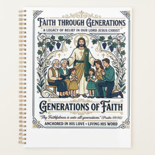 Agenda Camiseta del Árbol Genealógico de Jesús Diseño Bas