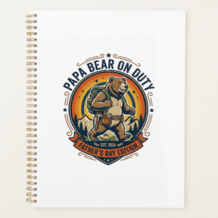 Agenda Camiseta Día del Padre Papá Oso de Servicio Divert