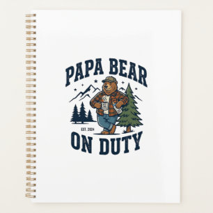 Agenda Camiseta Día del Padre Papá Oso de Servicio Divert