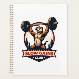 Agenda Camiseta Divertida de Gimnasio de Perezoso Vintage