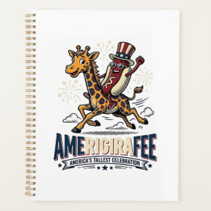 Agenda Camiseta divertida de perro caliente patriótico Am