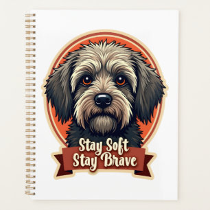 Agenda Camiseta estilo rescate retro perro triste vintage