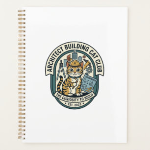 Agenda Camiseta Gráfica de Gato Arquitecto - Arqui