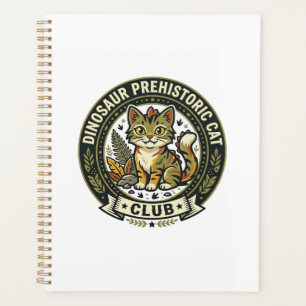 Agenda Camiseta gráfica de gato prehistórico de dinosauri