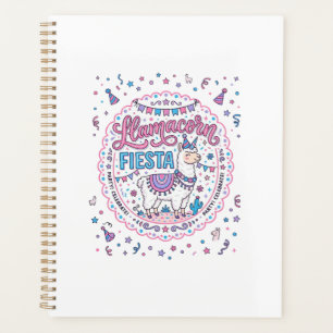 Agenda Camiseta Gráfica Divertida Fiesta Llamacorn Unicor