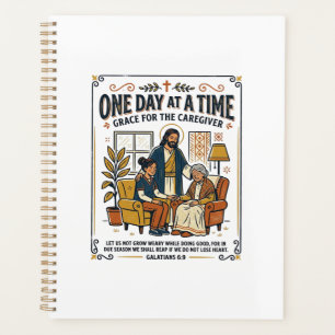 Agenda Camiseta Gráfica Jesús Cuida Padres Ancianos Chris