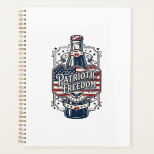 Agenda Camiseta gráfica retro de soda de cereza patriótic