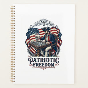 Agenda Camiseta gráfica vectorial de ajedrecista patriota