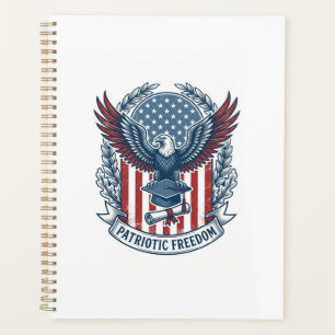 Agenda Camiseta gráfica vectorial de graduación patriótic