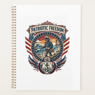 Agenda Camiseta gráfica vectorial Patriótica Beachcomber_