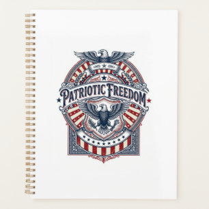Agenda Camiseta gráfica vectorial USA Fe patriótica sobre