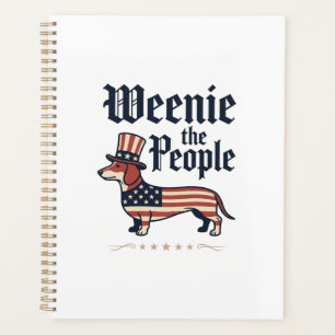 Agenda Camiseta patriótica de Dachshund Weenie the People