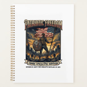 Agenda Camiseta Patriótica de Hierro Superviviente Apocal