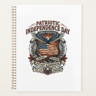Agenda Camiseta Patriótica de Hierro Superviviente Apocal
