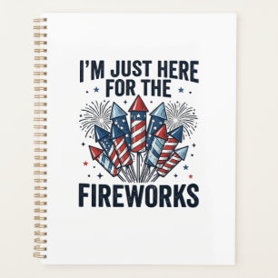 Agenda Camiseta Patriótica Vintage Amante de Fuegos Artif