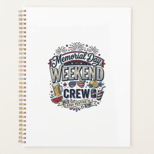 Agenda Camiseta Patriótica Vintage de Fin de Semana del D