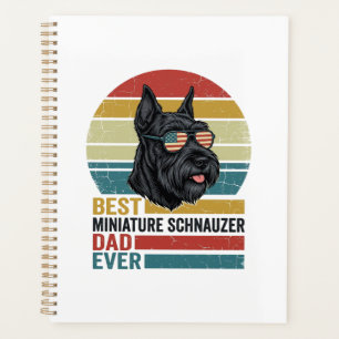Agenda Camiseta Patriótica Vintage de Papá Schnauzer Mini
