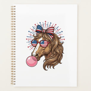 Agenda Camiseta Vector Vintage Goma de Burbuja Caballo Pa