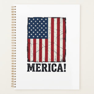 Agenda Camiseta vectorial patriótica de la bandera de Mer