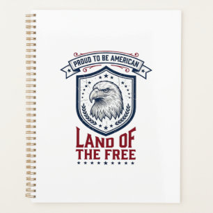 Agenda Camiseta Vintage Águila del Escudo Americano Patri
