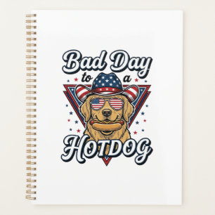 Agenda Camiseta Vintage de Hotdog Retriever Dorado Patrió