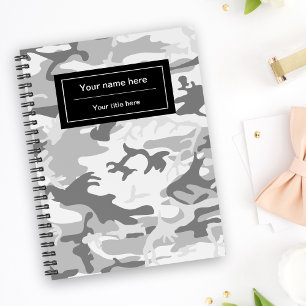 Agenda Camo Gris, Camuflaje de Invierno, Camuflaje de Nie