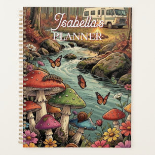 Agenda Camper Retro, Hongos, Arroyo y Flores