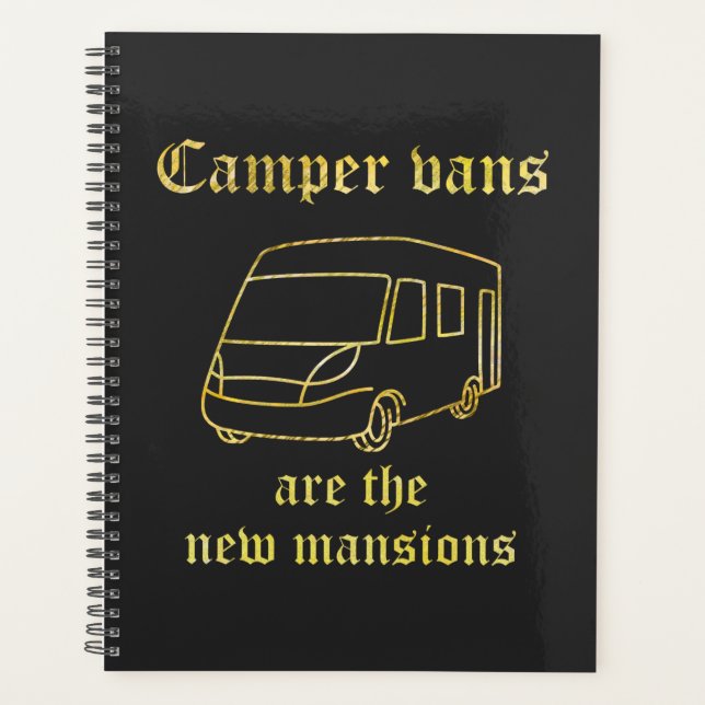 Agenda Camper Vans New Mansions Gold Std. (Anverso)