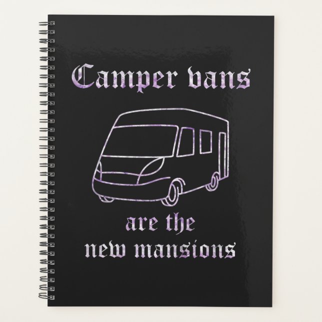 Agenda Camper Vans Nuevas Mansiones Purple Irid. Std. (Anverso)