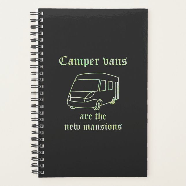 Agenda Camper Vans Nuevas Mansiones YG Irid. Pequeña (Anverso)
