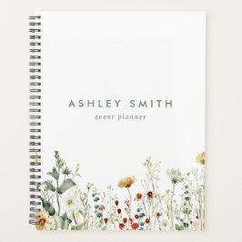 Agenda Campo de flores silvestres de verano