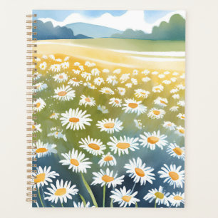 Agenda Campo de Margaritas Pintura Floral de Prado de F
