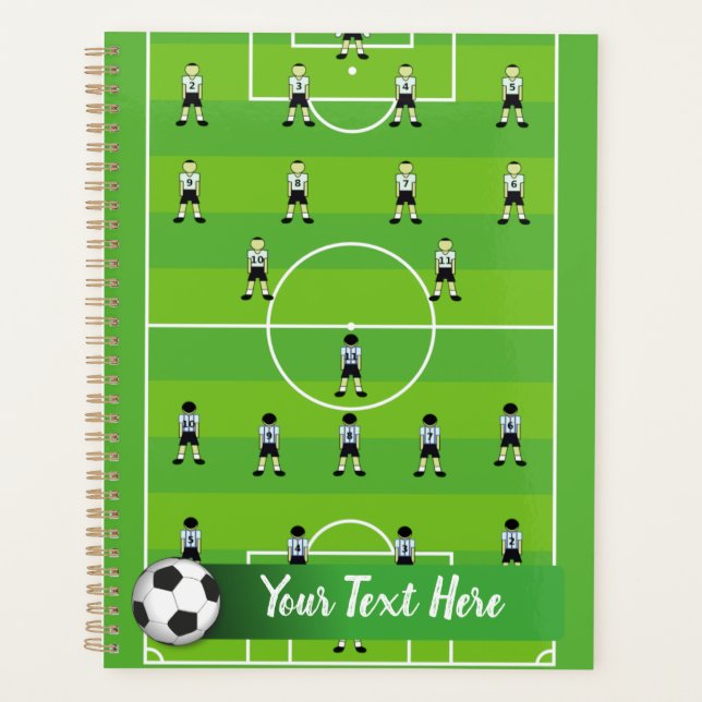 Agenda Campo y equipo de fútbol (Anverso)