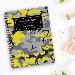 Agenda Camuflaje amarillo y gris, Camuflaje, Militar, Ejé