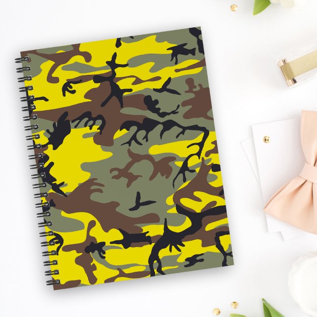 Agenda Camuflaje amarillo y marrón, ejército (Subido por el creador)