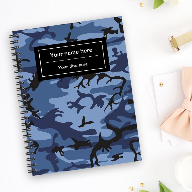 Agenda Camuflaje azul de la marina, ejército, ejército (Subido por el creador)