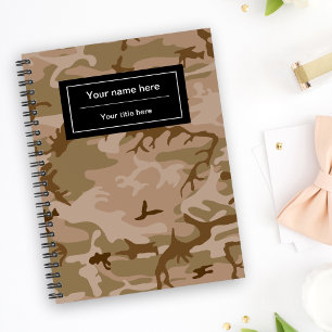Agenda Camuflaje del desierto, camuflaje marrón, militar,