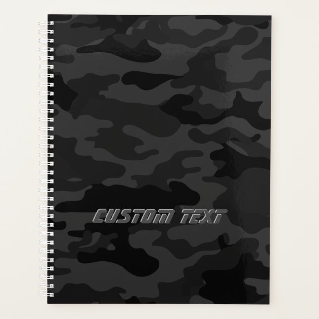 Agenda Camuflaje negro (Anverso)