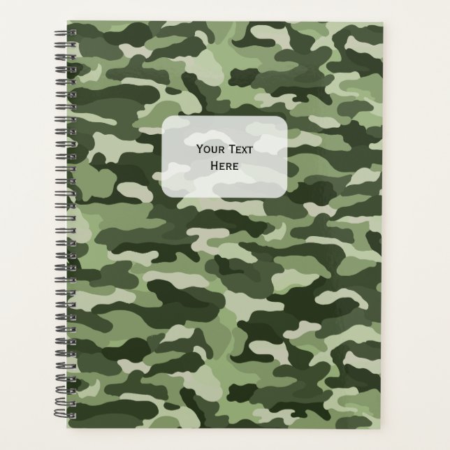 Agenda Camuflaje verde (Anverso)