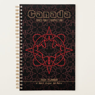 Agenda Canadá Desde 1867 Planner de 5,5" x 8,5"