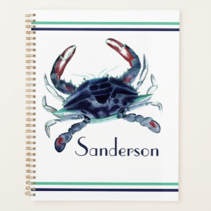 Agenda Cangrejo Náutico Azul y Blanco