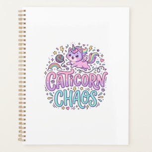 Agenda Caos de Caticornio de Unicornio Gráfico de Product