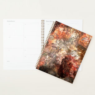 Agenda Capas de cristales con tinte rústico