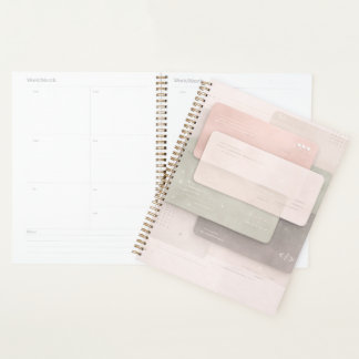 Agenda Capas suaves de pastel arte de IA