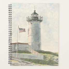 Agenda Cape Neddick Lighthouse Watercolor
