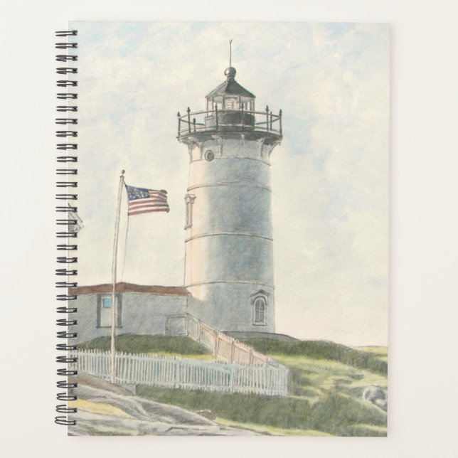 Agenda Cape Neddick Lighthouse Watercolor (Anverso)