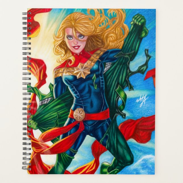 Agenda Capitán Marvel ~ Carol Danvers (Anverso)