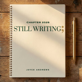 Agenda Capítulo 2026 Still Writing Custom Gold Punto y co