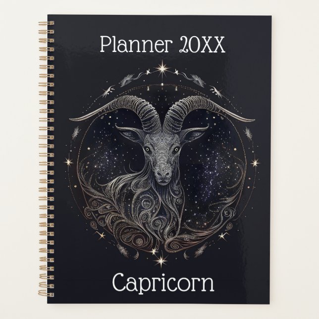 Agenda Capricorn Zodiac Planner (Anverso)